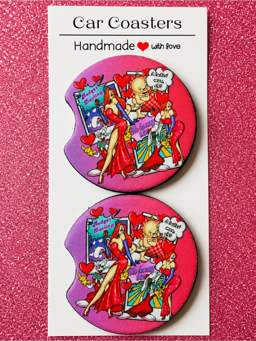 COPY - jessica and roger rabbit coasters